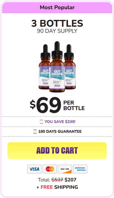 Buy Gut Drops 3 Bottle